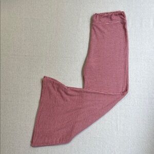 Sundry Red and White Striped Pajama Bottoms